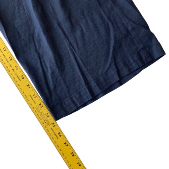 NYDJ Wide Leg Cargo Capri Pants Linen Blend Plus 18W Oxford Navy NWT - Picture 8 of 11